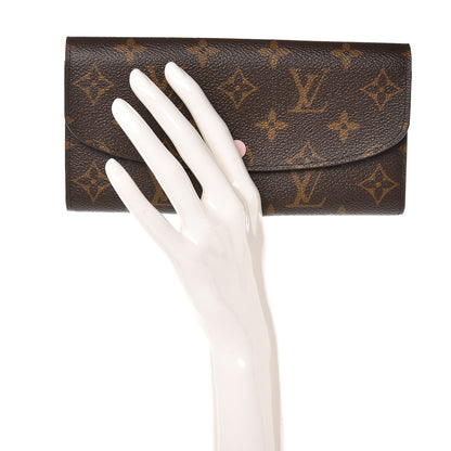 Louis Vuitton Monogram Emilie Wallet Rose Ballerine 2 of 7