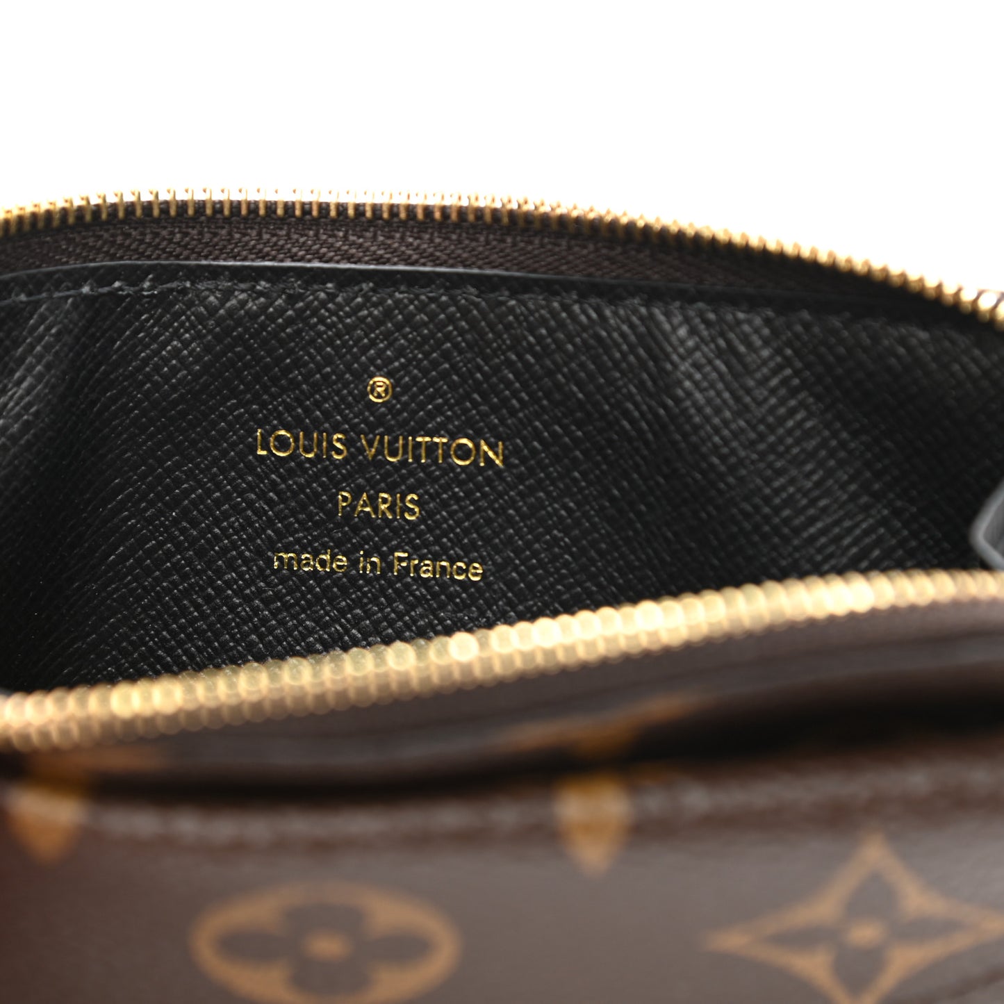 Monogram Recto Verso Card Holder Black