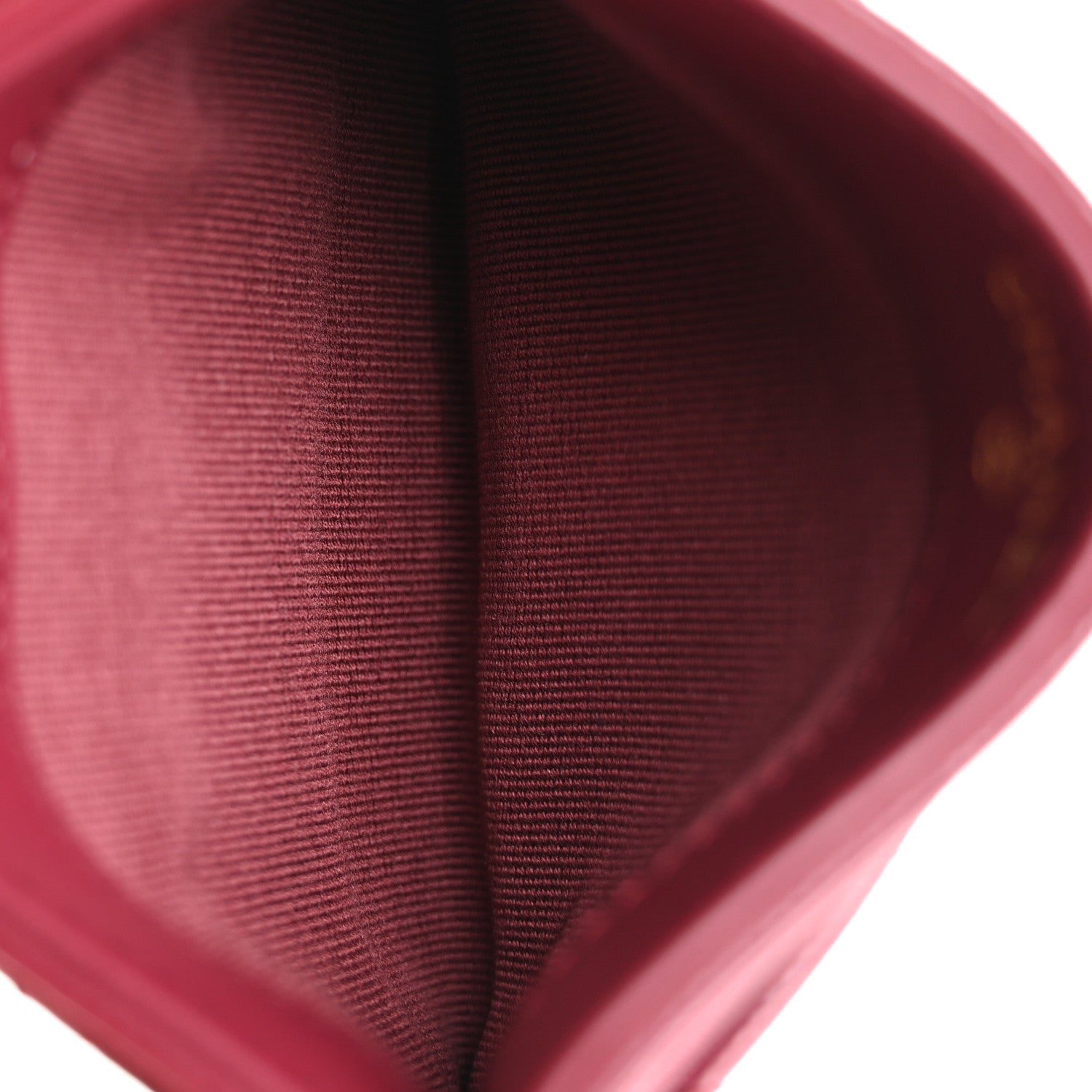 Chanel Caviar Quilted Crystal Card Holder Burgundy 5 of 9