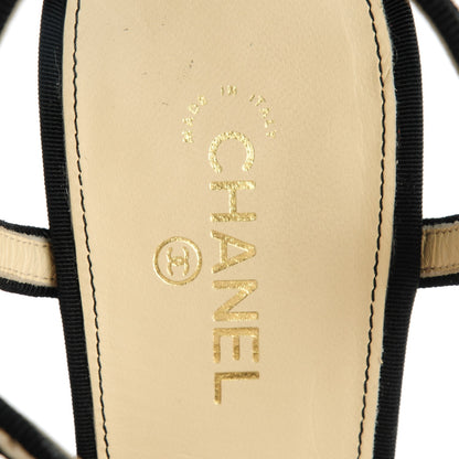 Chanel Lace Bow Ankle Strap Pumps 40 Black 6 of 6