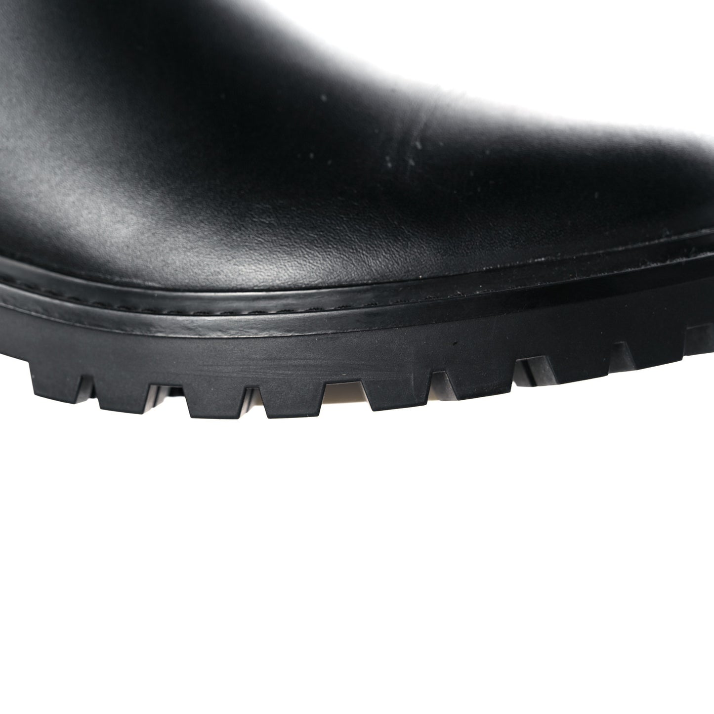Technical Fabric Calfskin D-Major Boots 37.5 Taupe Black