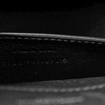 Saint Laurent Velvet Crystal Studded Monogram Small Kate Satchel Black 7 of 13