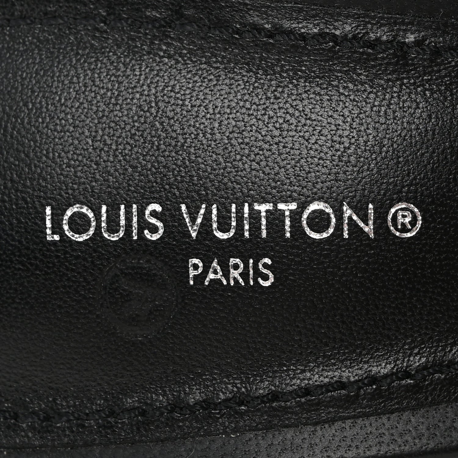 Louis Vuitton Lambskin Embossed Monogram Revival High Heel Mules 39 Black 8 of 9