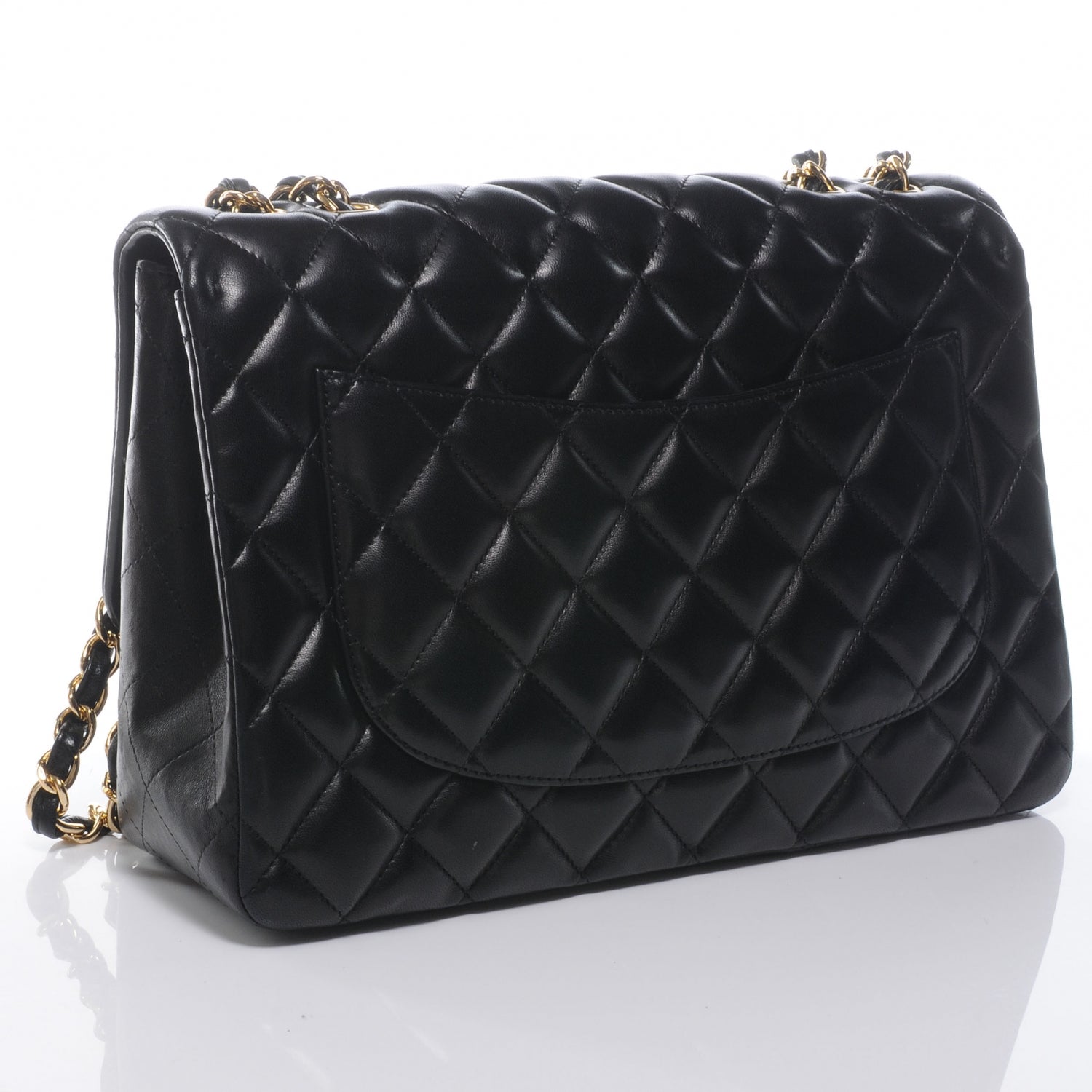 Chanel Lambskin Jumbo Single Flap Black 3 of 8