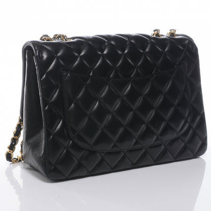 Chanel Lambskin Jumbo Single Flap Black 3 of 8