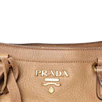 Prada Vitello Daino Shopping Tote Sughero 19 of 20