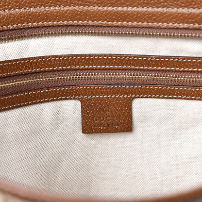 Gucci Monogram Medium Bree Zippered Tote Beige Tabacco 6 of 14