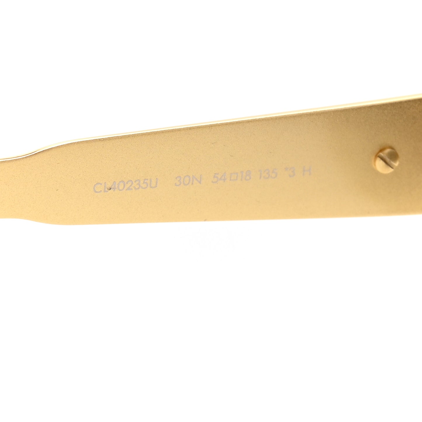 Metal Triomphe 01 Sunglasses CL40235U Gold Green