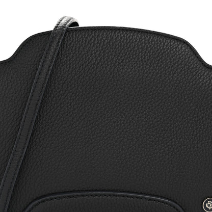 Loro Piana Grained Calfskin Sesia Crossbody Black 18 of 31