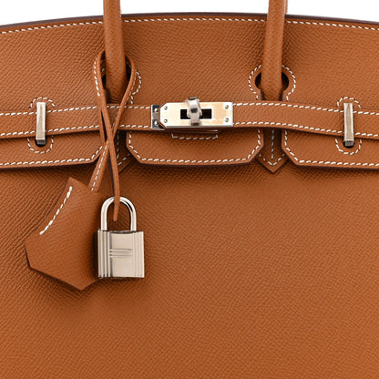 Hermes Epsom Birkin Sellier 25 Gold 8 of 10