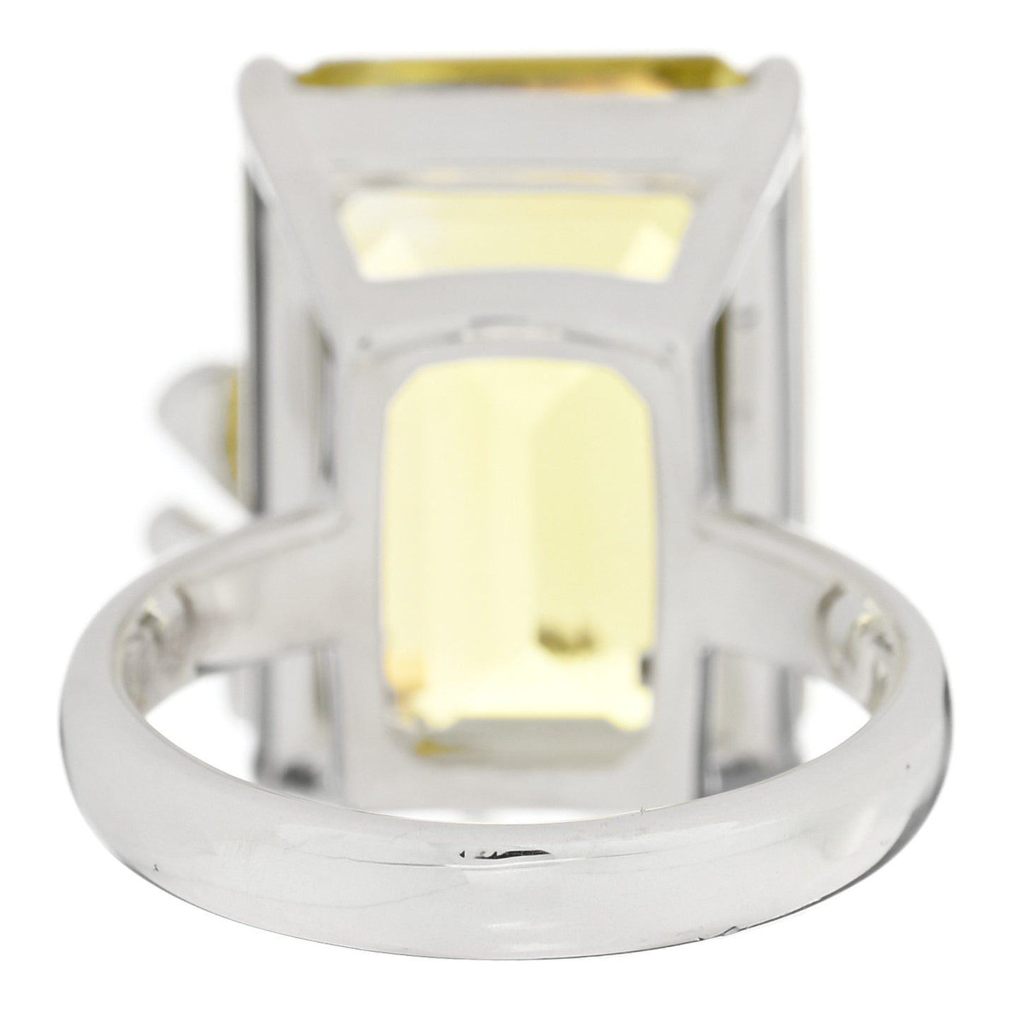 Sterling Silver 18K Yellow Gold Citrine Return to Tiffany Love Bugs Bee Ring 52 6