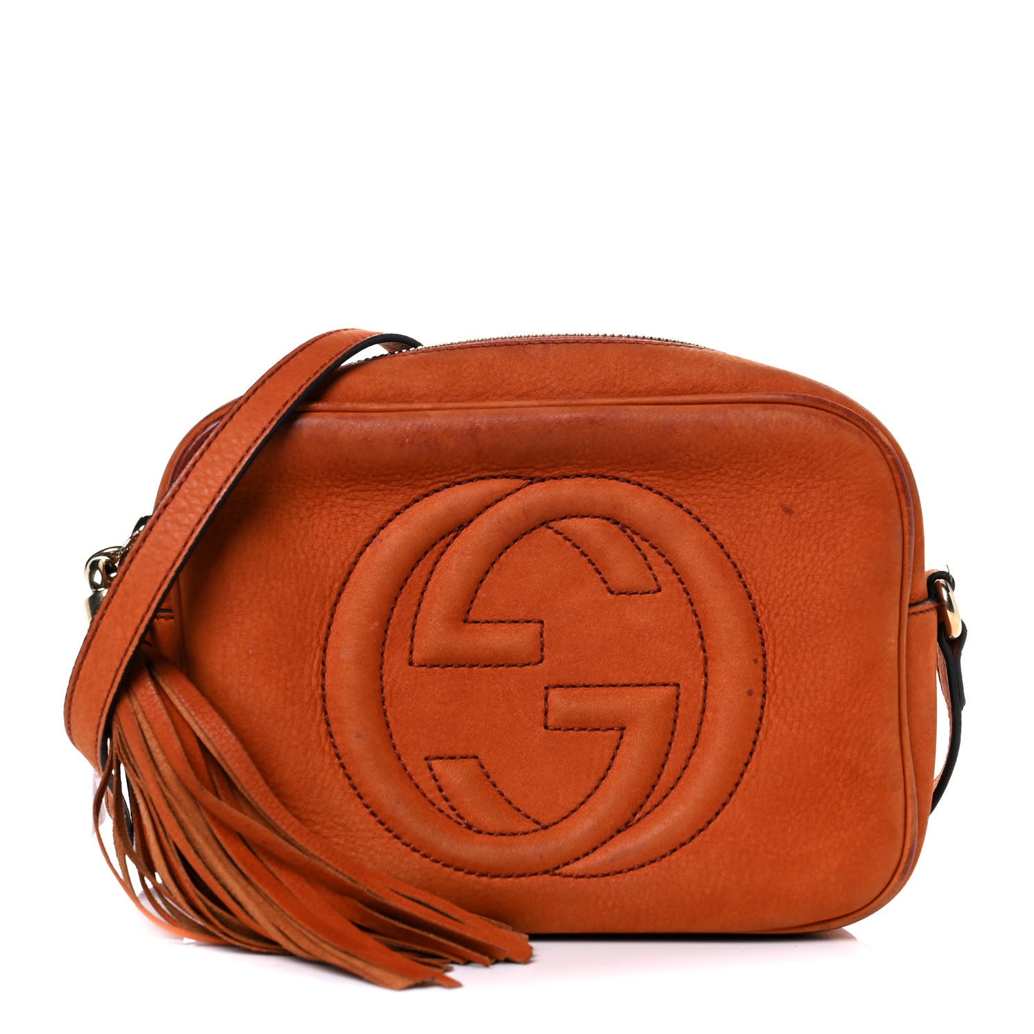 Gucci Vitello Range Small Soho Disco Bag Old Whisky 1 of 31