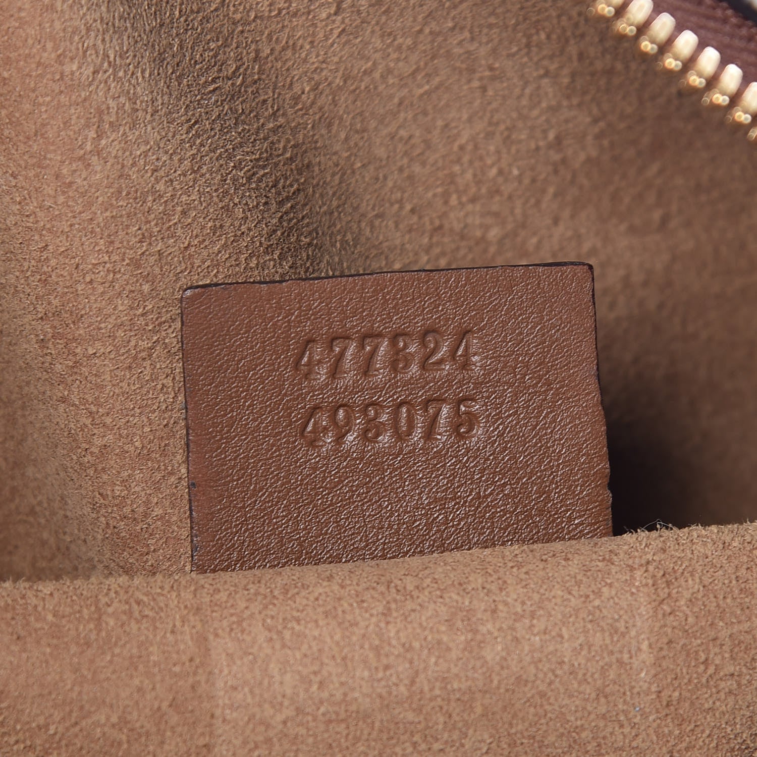 Gucci GG Supreme Monogram Large Linea A Hobo Light Brown 7 of 9