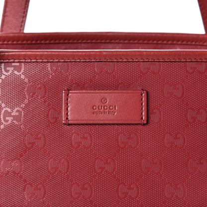 Gucci Imprime Monogram Medium Zippered Shopping Tote Rose Blush 8 of 10