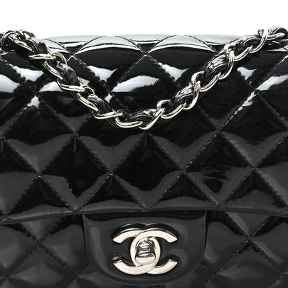 Chanel Patent Calfskin Quilted Mini Rectangular Flap Black 8 of 11