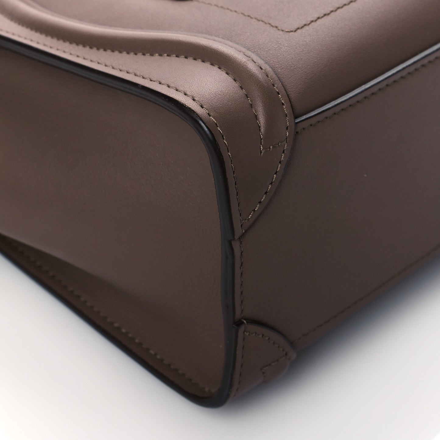Smooth Calfskin Nano Luggage Camel