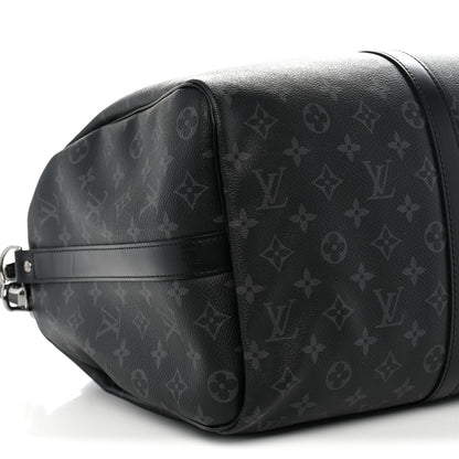 Louis Vuitton Monogram Eclipse Keepall Bandouliere 45 8 of 9