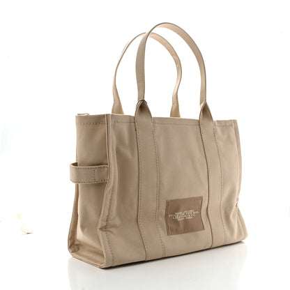 Marc Jacobs Cotton Canvas Large The Tote Bag Beige 4 of 12