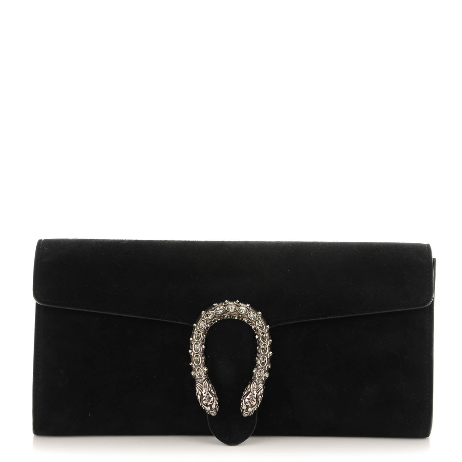 Gucci Suede Dionysus Clutch Nero Black 1 of 7