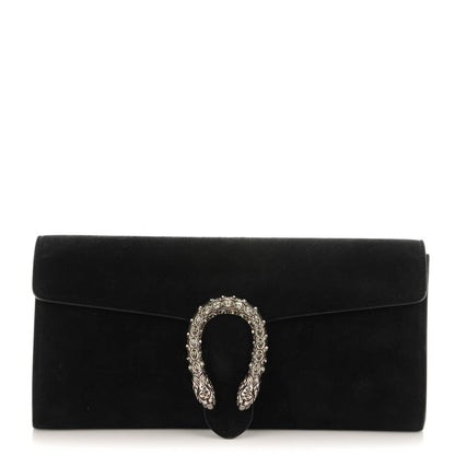 Gucci Suede Dionysus Clutch Nero Black 1 of 7