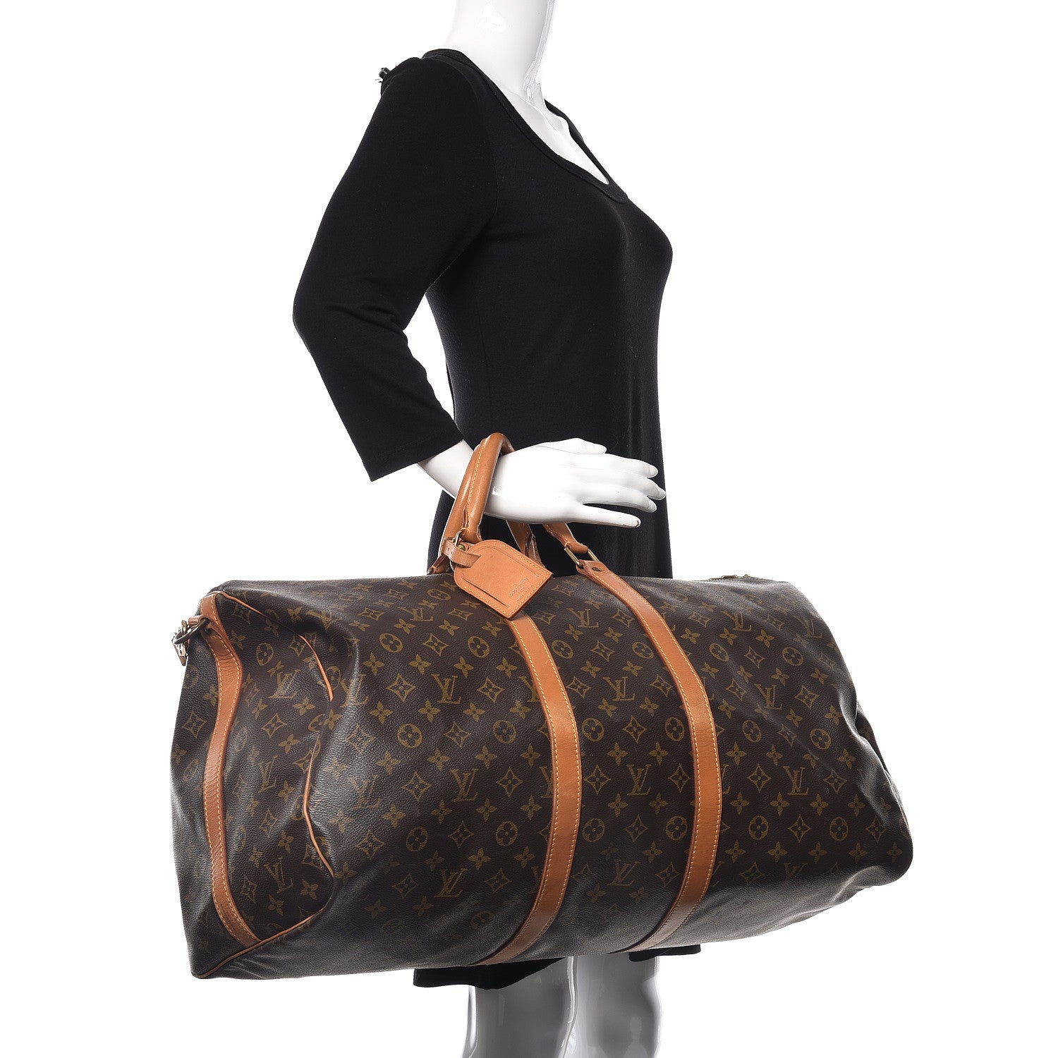 Louis Vuitton Monogram Keepall Bandouliere 55 2 of 16