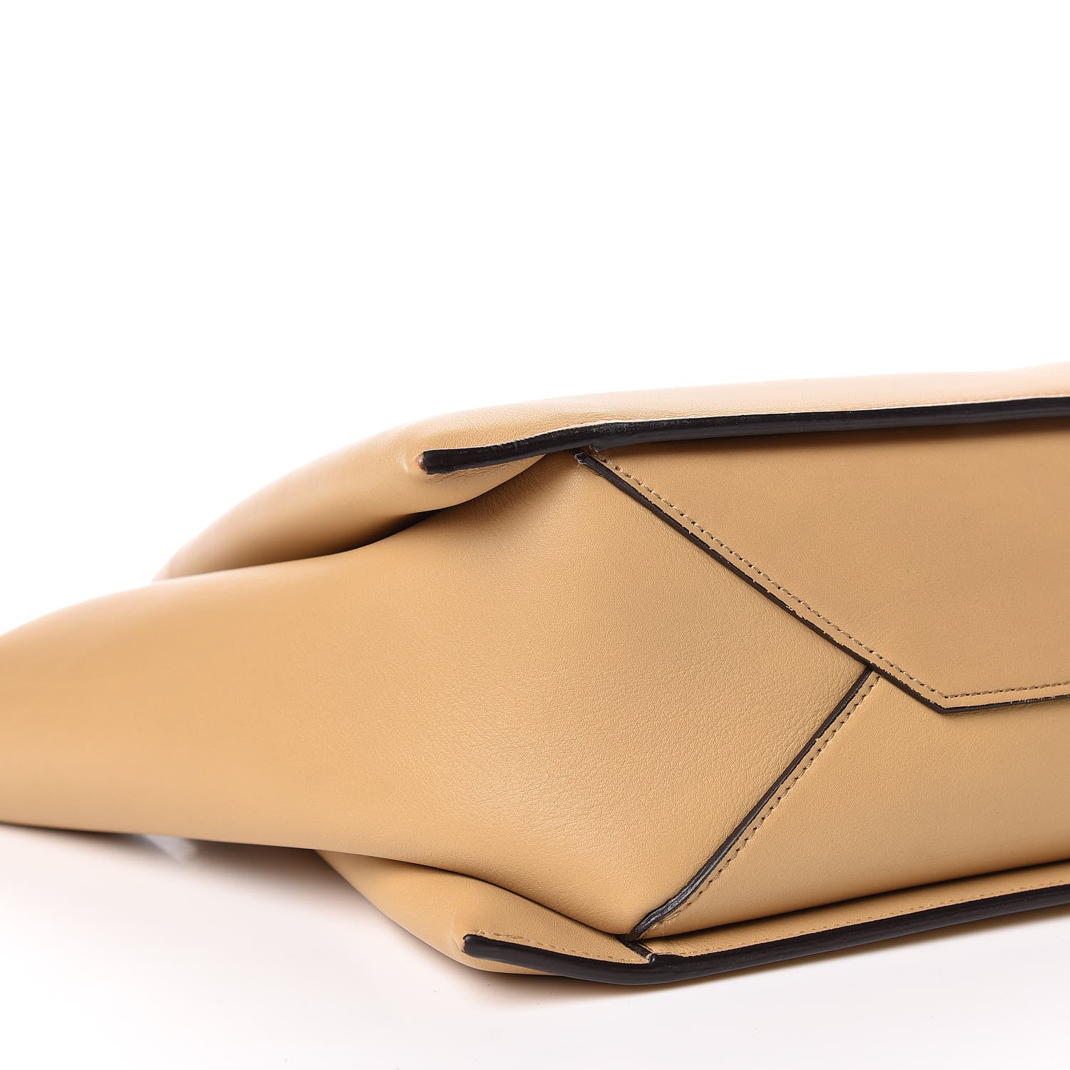 Celine Supple Natural Calfskin Medium Tri-Fold Bag Sand 7 of 11
