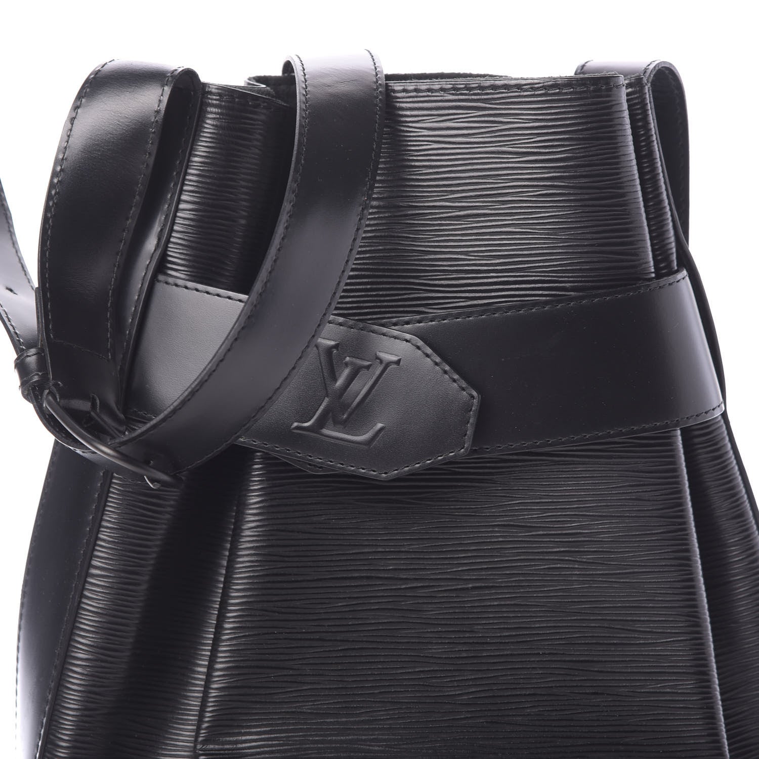 Louis Vuitton Epi Sac D'Epaule Black 9 of 9