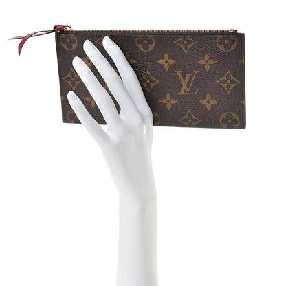 Louis Vuitton Monogram Felicie Chain Wallet Zippered Insert 2 of 6
