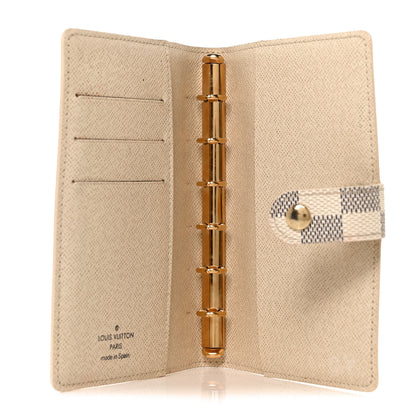 Louis Vuitton Damier Azur Small Ring Agenda Cover 5 of 8