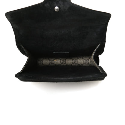 Gucci GG Supreme Monogram Mini Dionysus Shoulder Bag Black 5 of 12