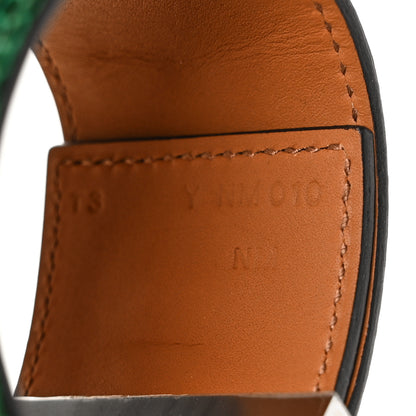 Hermes Lizard Collier De Chien CDC Bracelet T3 Vert Moyen 5 of 5