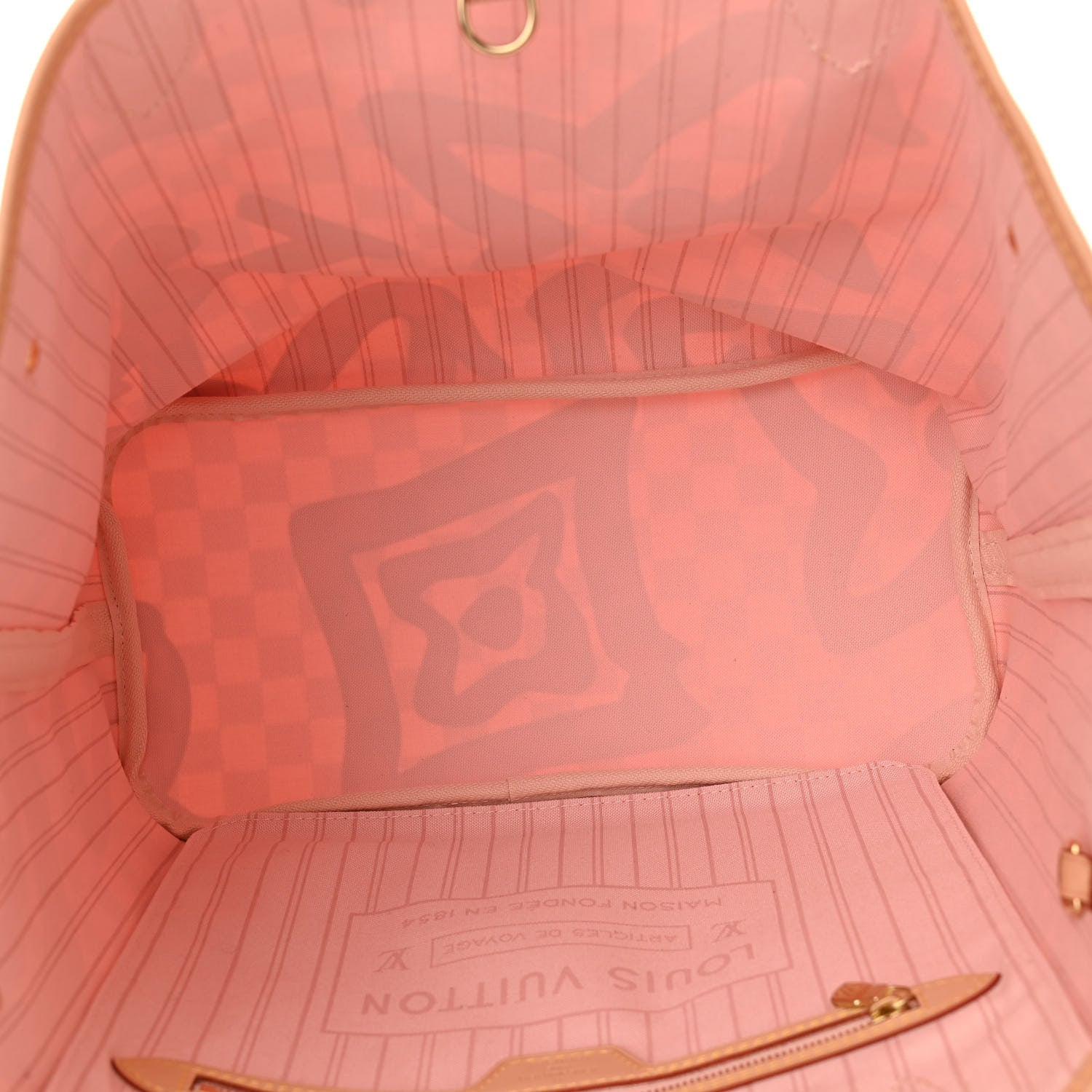Louis Vuitton Damier Azur Tahitienne Neverfull MM 6 of 10