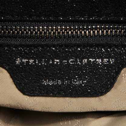 Stella McCartney Faux Leather Shaggy Deer Falabella Big Tote Black 6 of 9