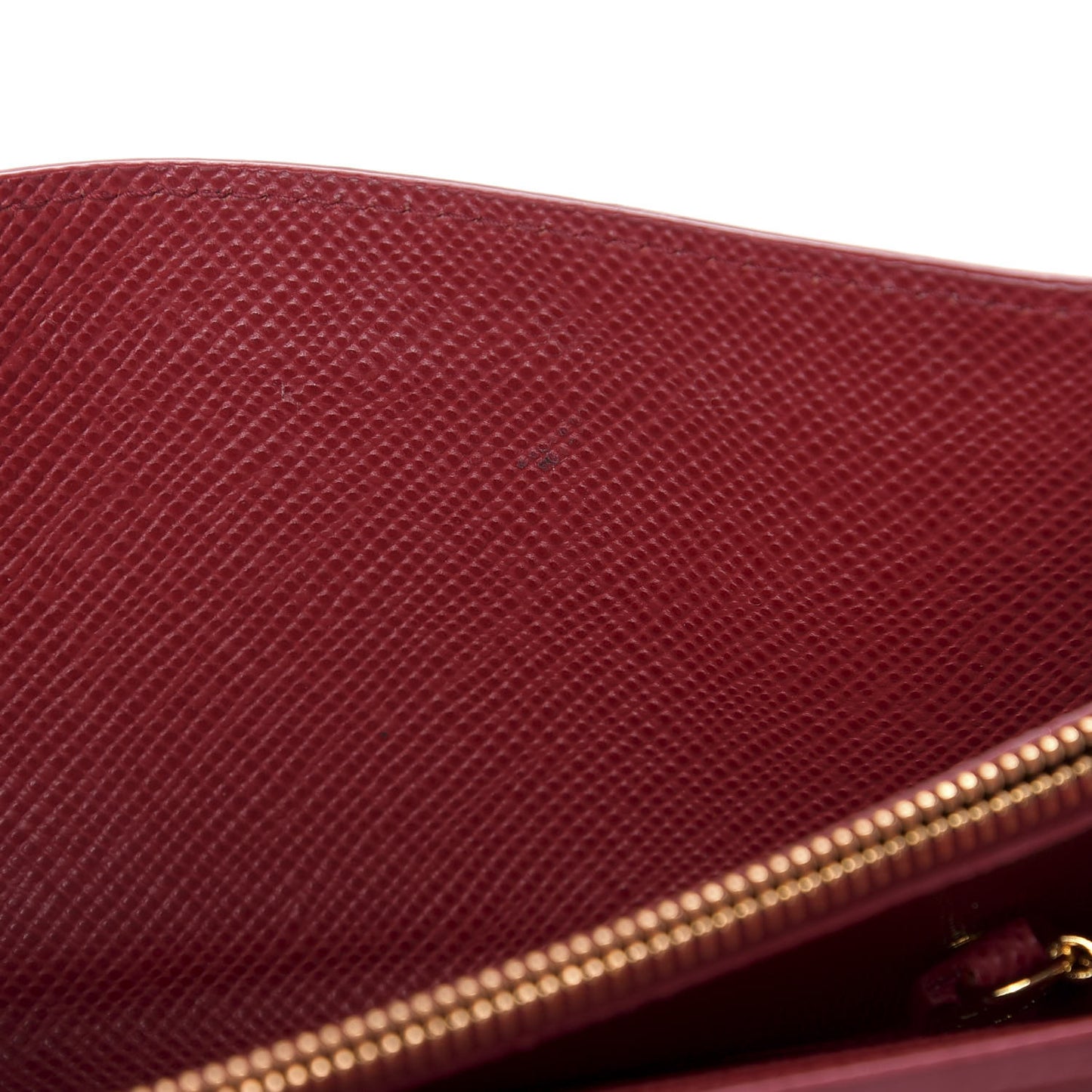 Saffiano Metal Continental Flap Wallet Fuoco