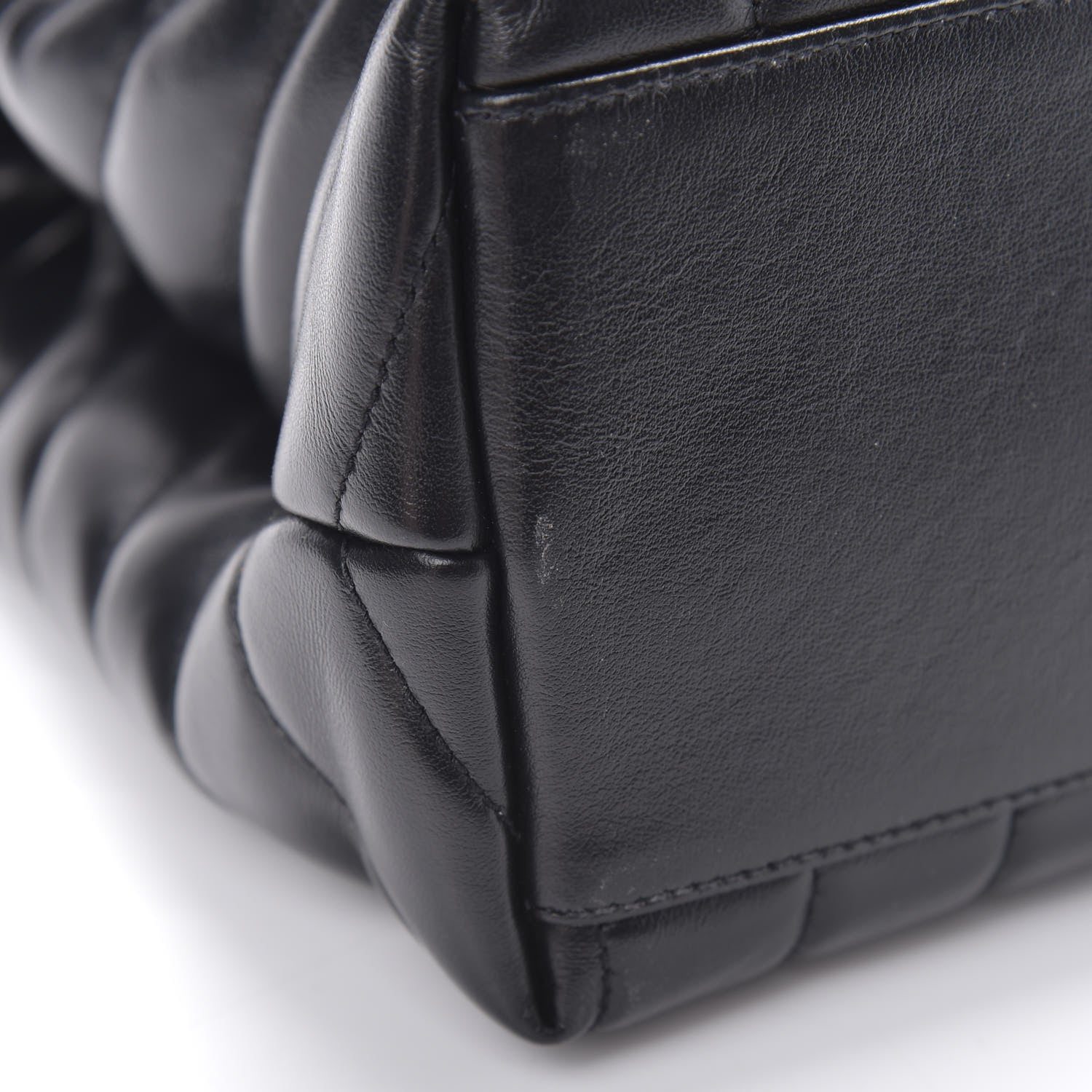 Saint Laurent Calfskin Y Quilted Monogram Medium Loulou Chain Satchel Black 11 of 15