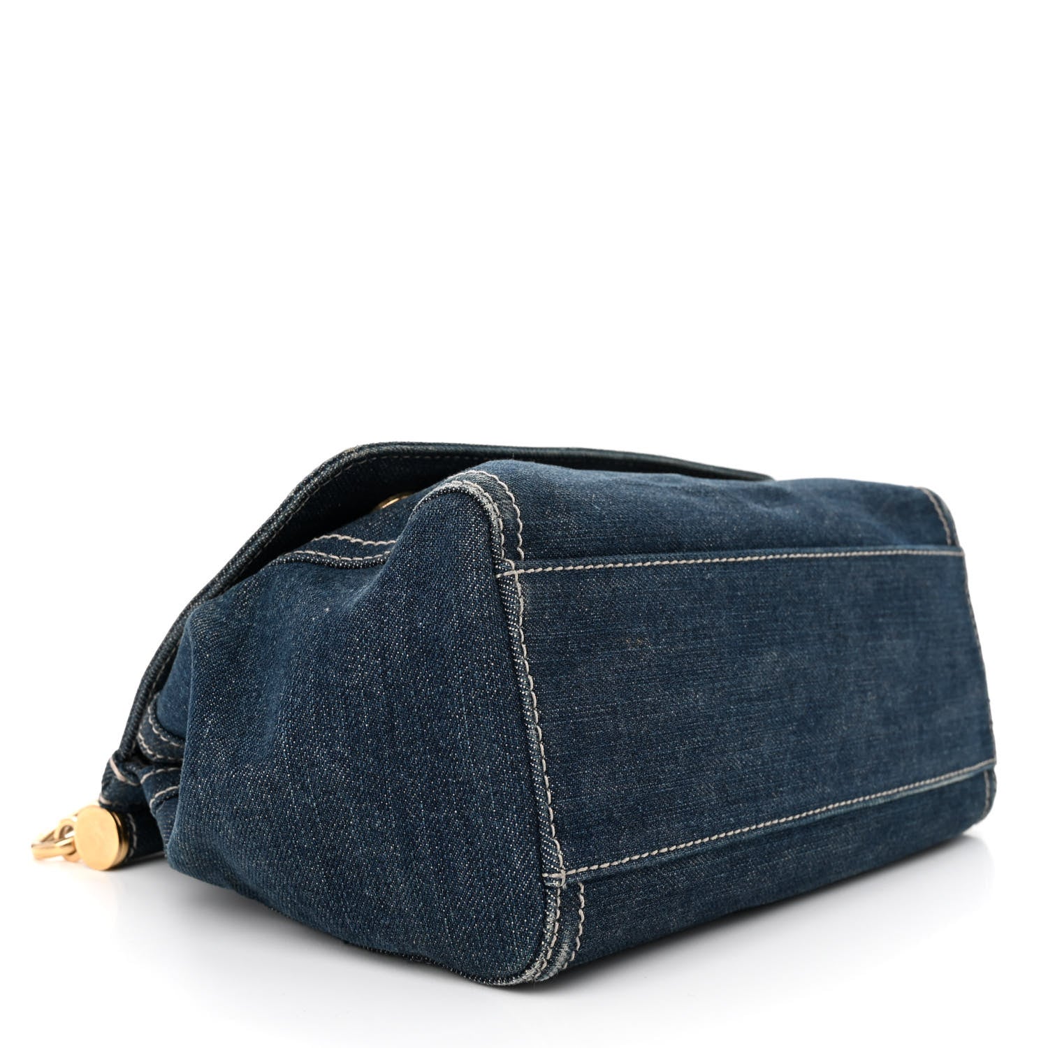 Dolce & Gabbana Denim Miss Sicily Satchel Blue Jeans 4 of 12