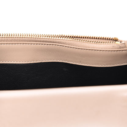 Saint Laurent Smooth Calfskin Classic Monogram Kate Tassel Chain Wallet Nude Powder 7 of 10