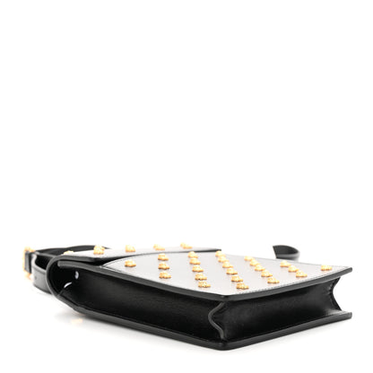 Versace Calfskin Studded Medusa Crossbody Black 4 of 9
