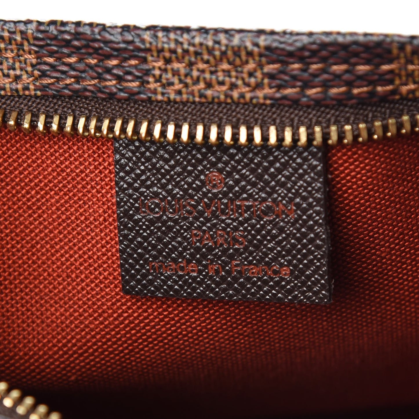 Damier Ebene Trousse Make Up Bag Pochette