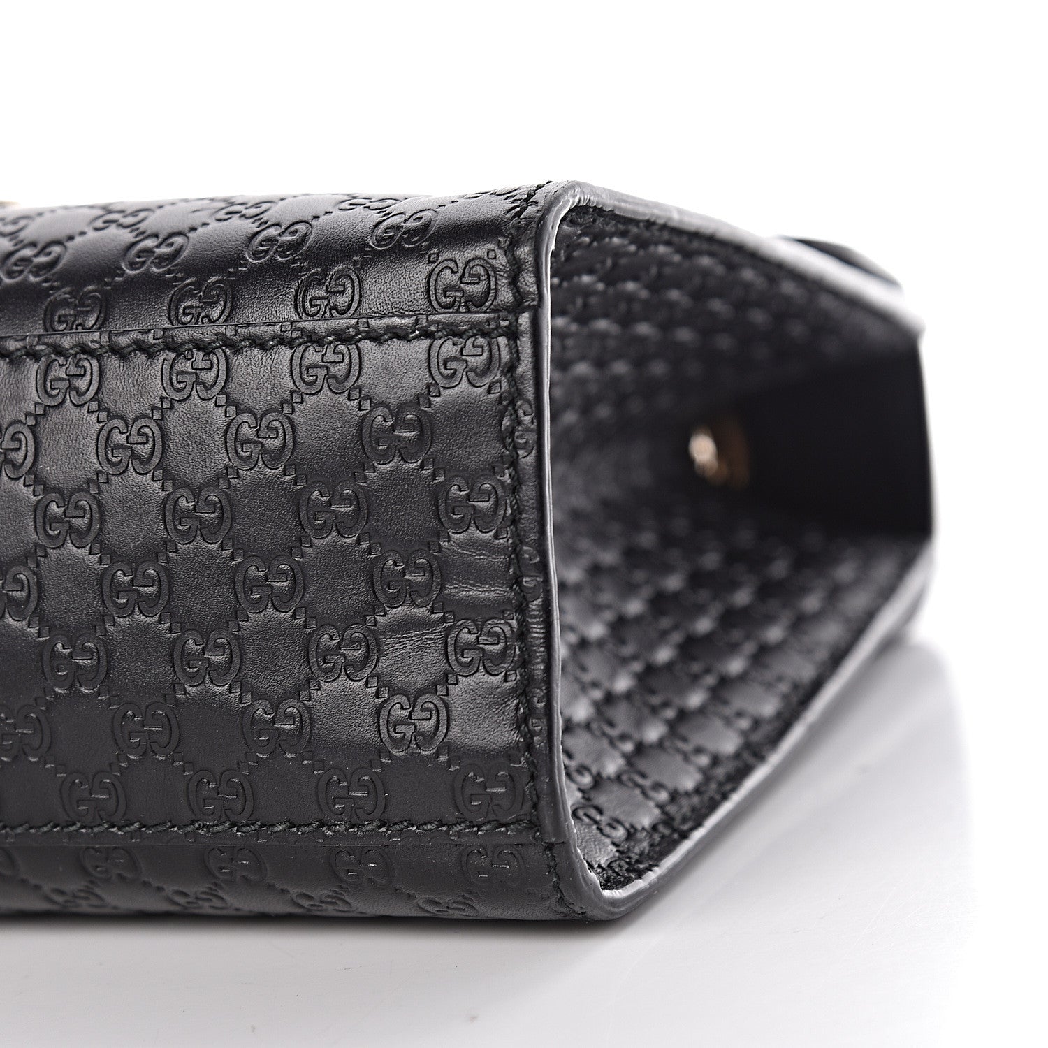 Gucci Microguccissima Medium Emily Chain Shoulder Bag Black 9 of 10