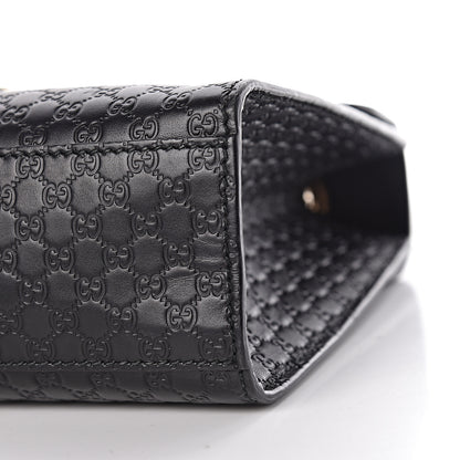 Gucci Microguccissima Medium Emily Chain Shoulder Bag Black 9 of 10