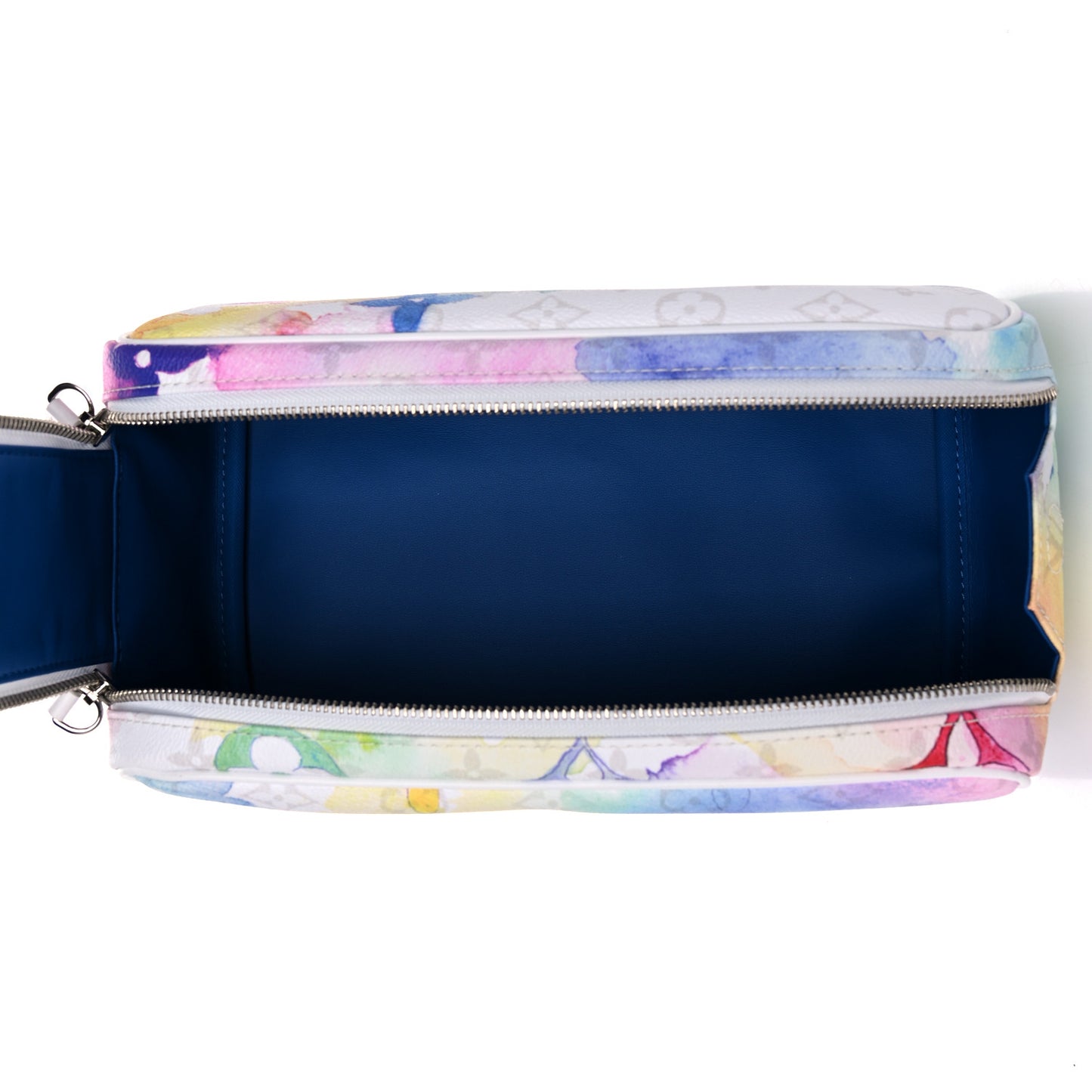 Monogram Watercolor Dopp Kit Toilet Pouch Multicolor