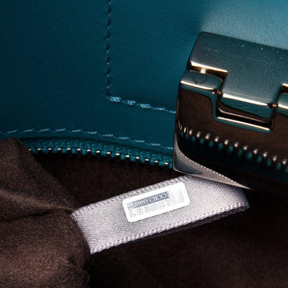 Jimmy Choo Suede Riley Tote Turquoise 8 of 12