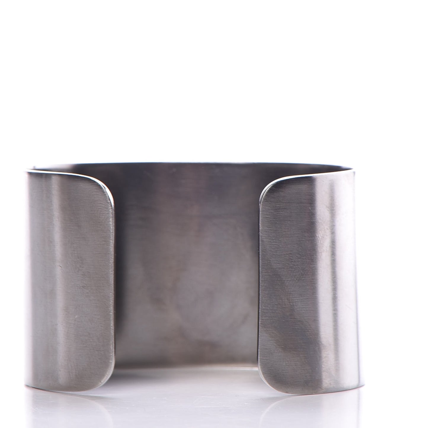 Baguette Crystal CC Bow Cuff Black Silver