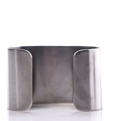 Chanel Baguette Crystal CC Bow Cuff Black Silver 4 of 7