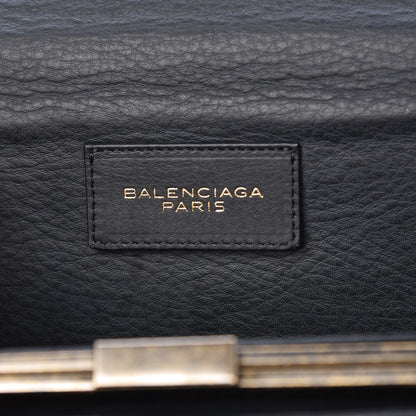 Balenciaga Calfskin Classic Hardware City Long Clutch Black 7 of 9