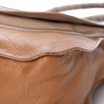 Chloe Metallic Calfskin Medium Marcie Satchel Brown 9 of 24