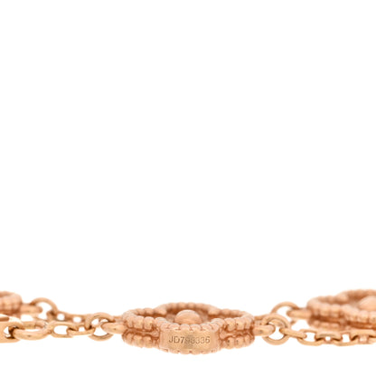 Van Cleef & Arpels 18K Rose Gold 6 Motifs Sweet Alhambra Bracelet 3 of 4