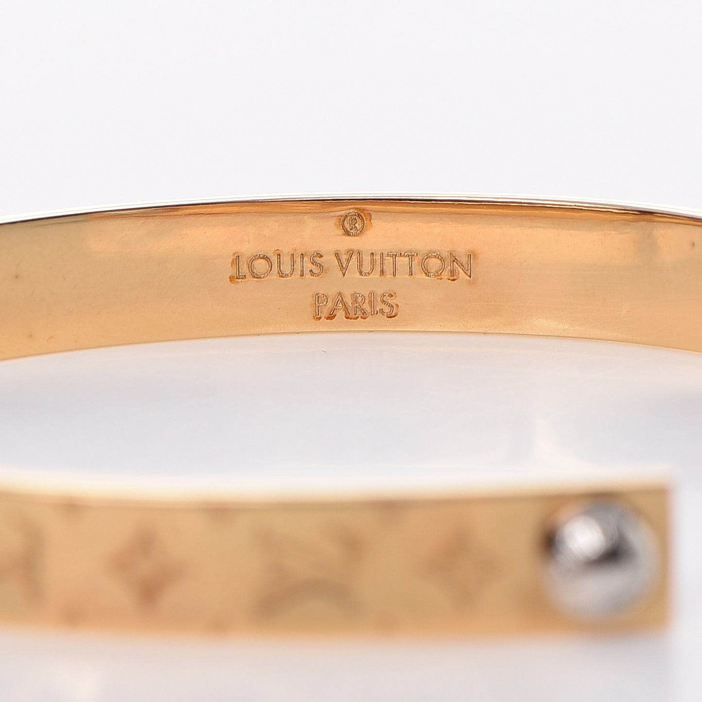 Nanogram Hoop Earrings Gold