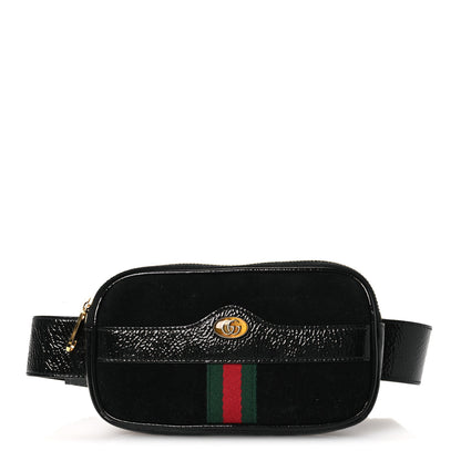 Gucci Suede Patent Ophidia Belted iPhone Case 85 34 Black 1 of 12
